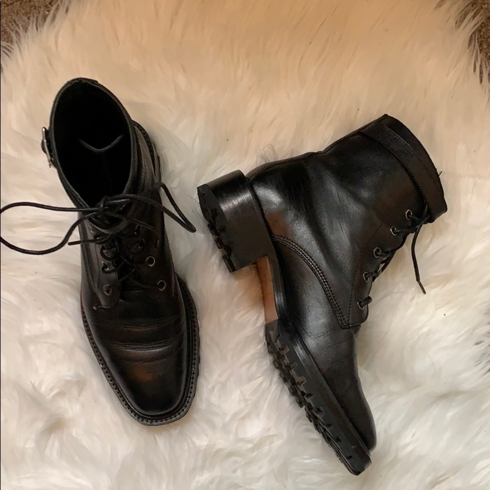 Rachel Comey Dame Combat Lace Up Boots